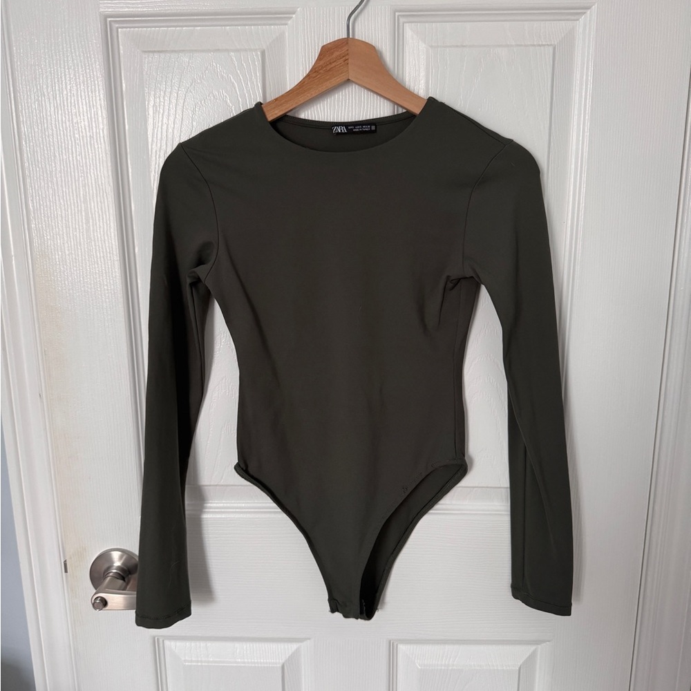 Olive Green Bodysuit